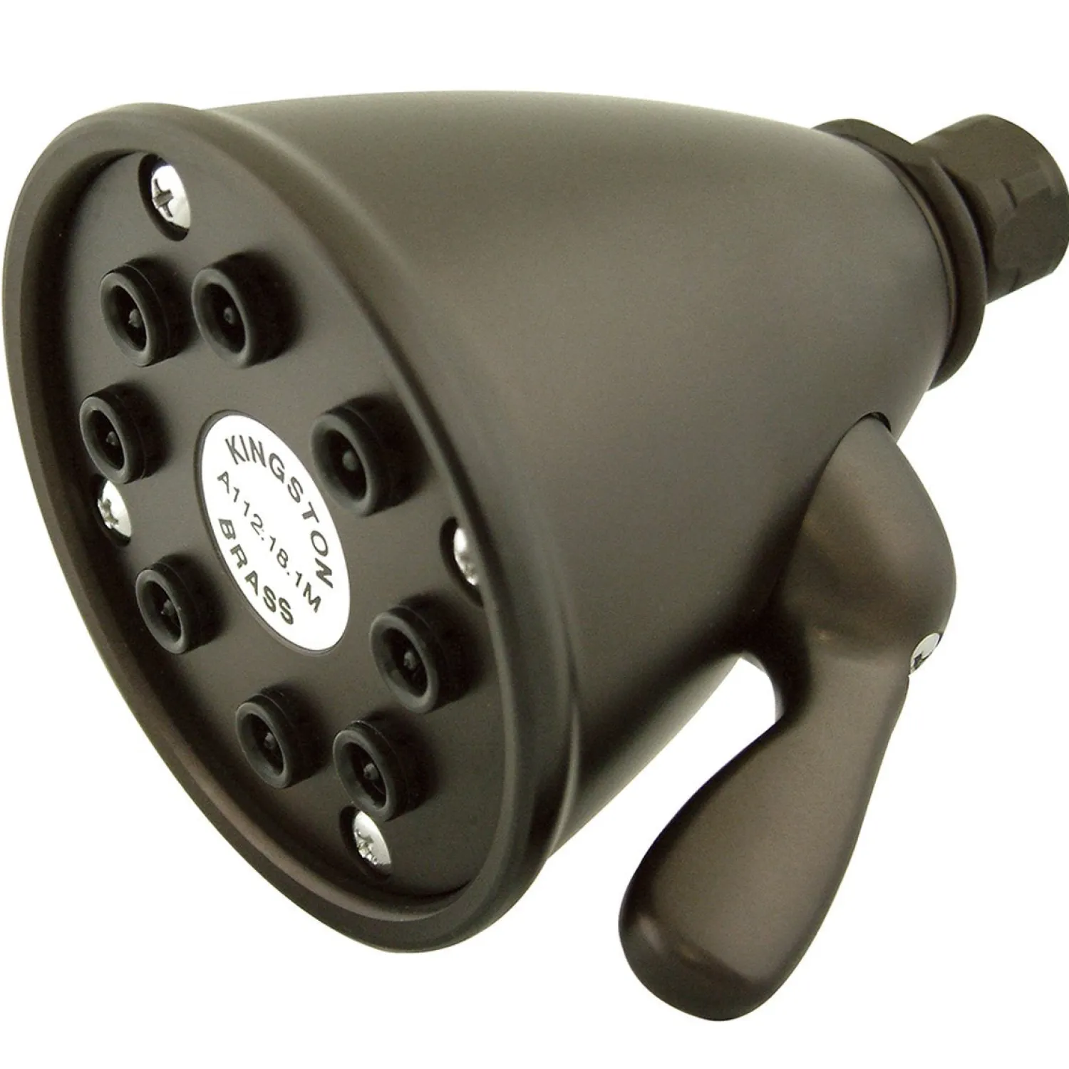 Outlet Victorian 3-5/8" 8 Jet Adjustable Brass Shower Head Shower Heads