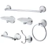Hot Victorian 6 Piece Bathroom Accessory Set Towel Rings|Toothbrush Holders & Tumblers