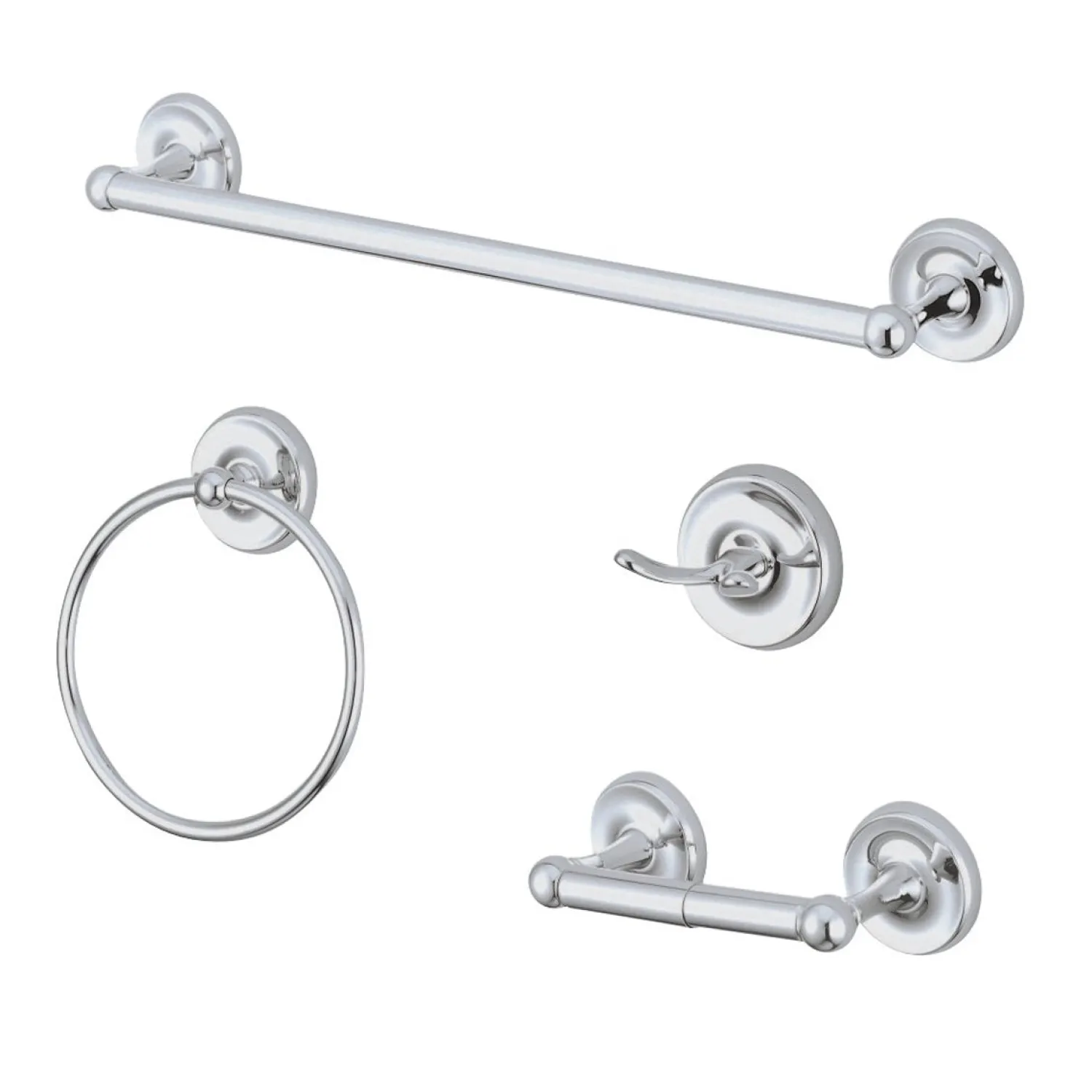 Clearance Victorian 4-Piece Bathroom Accessory Set Accessory Packages