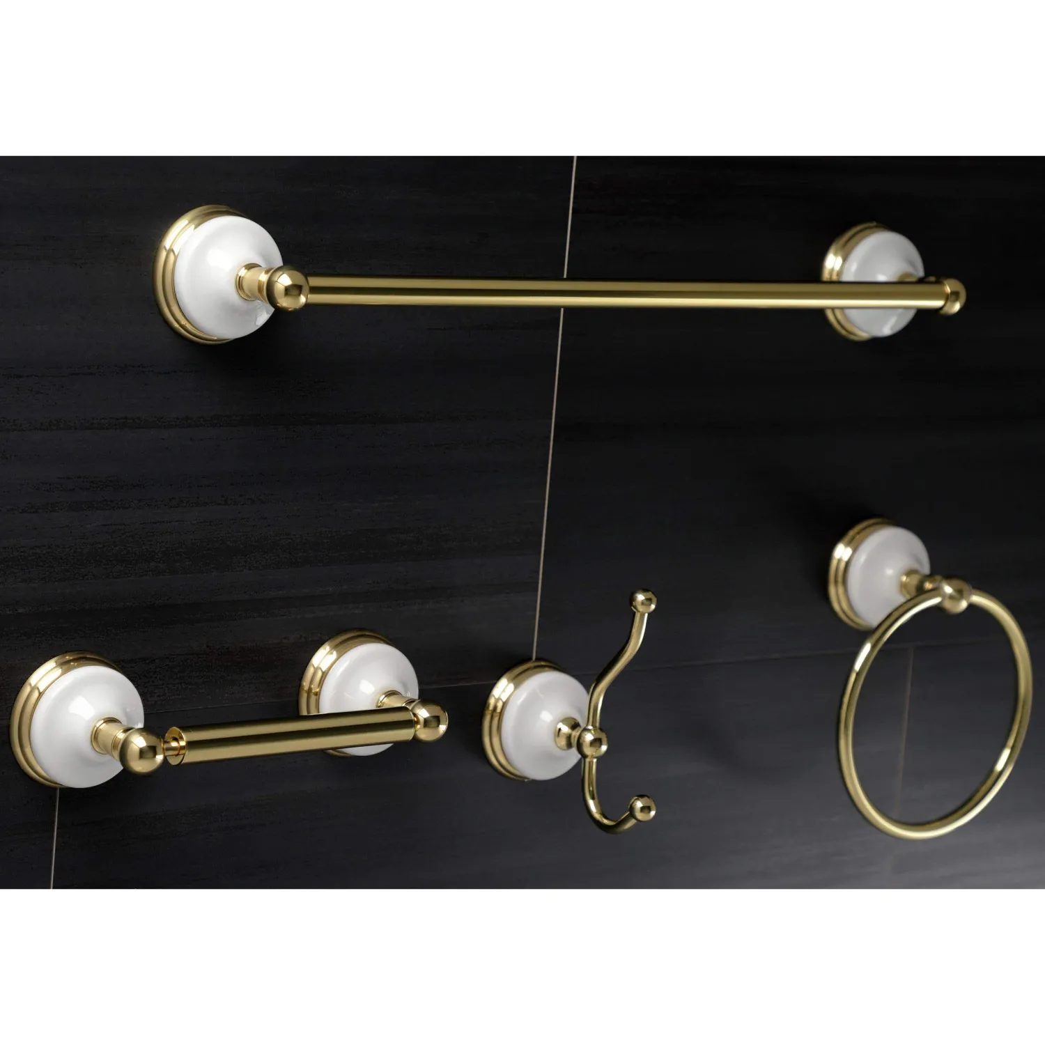 Victorian 4-Piece 18" Bathroom Hardware Accessory Packages