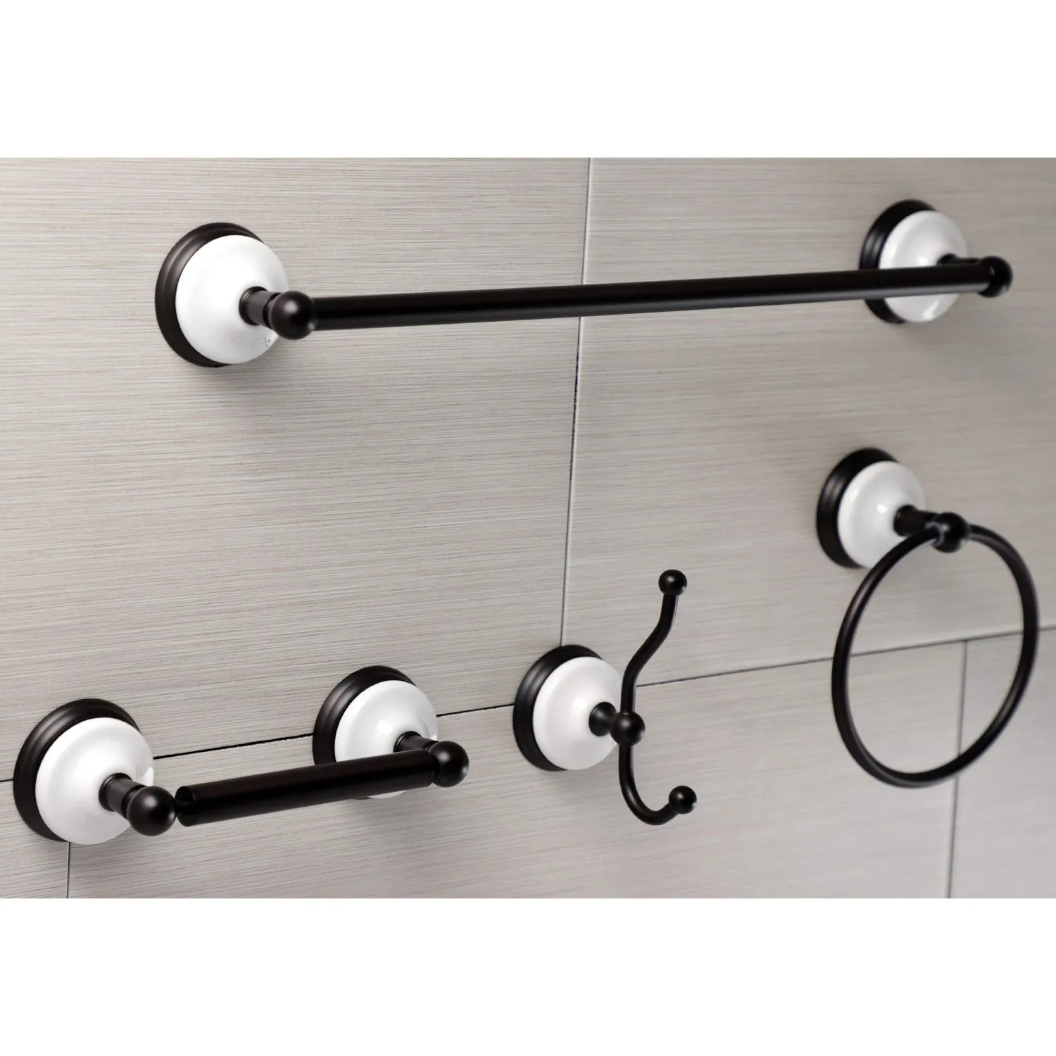 Victorian 4-Piece 18" Bathroom Hardware Accessory Packages