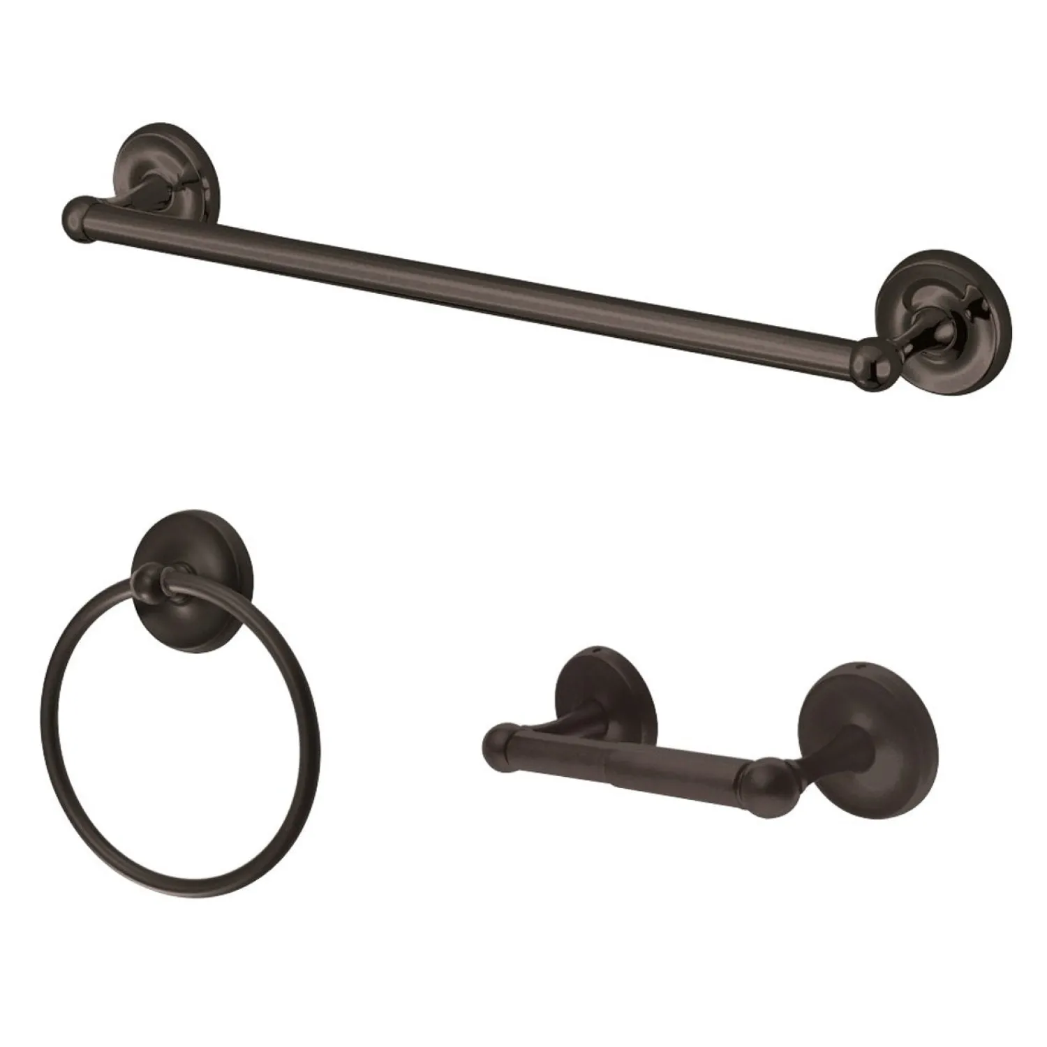 Hot Victorian 3-Piece 20.75" Bathroom Accessory Set Accessory Packages