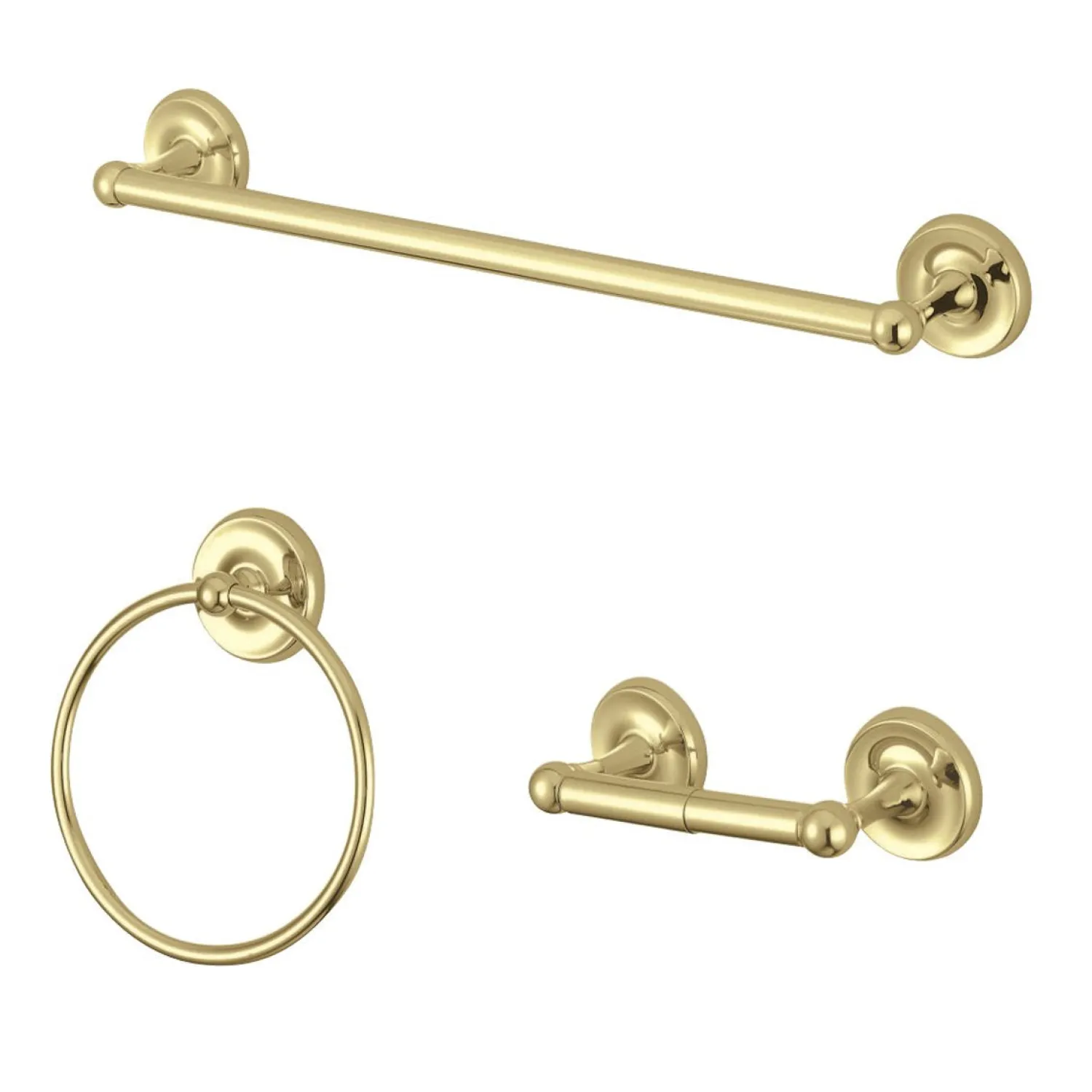 Hot Victorian 3-Piece 20.75" Bathroom Accessory Set Accessory Packages