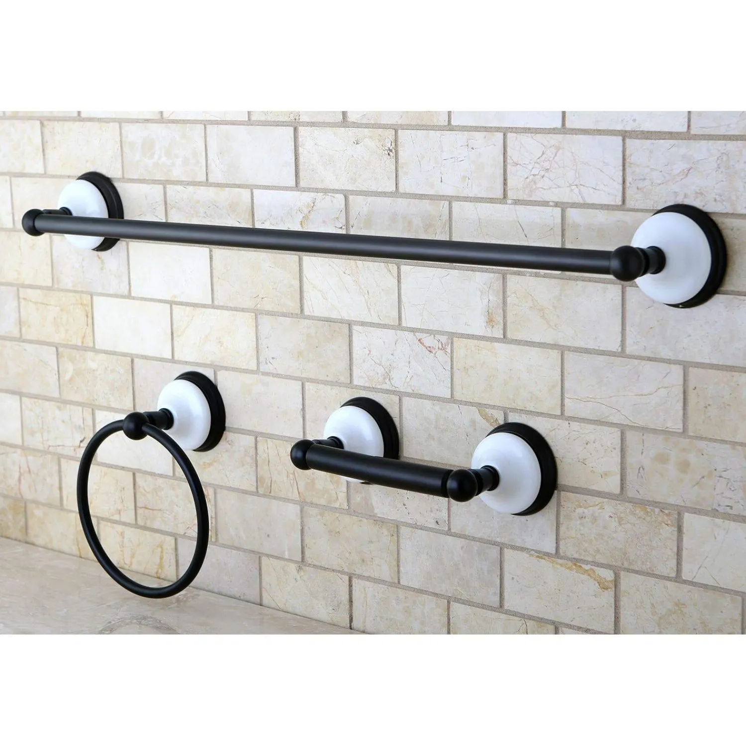 Outlet Victorian 3-Piece 24" Bathroom Hardware Accessory Packages