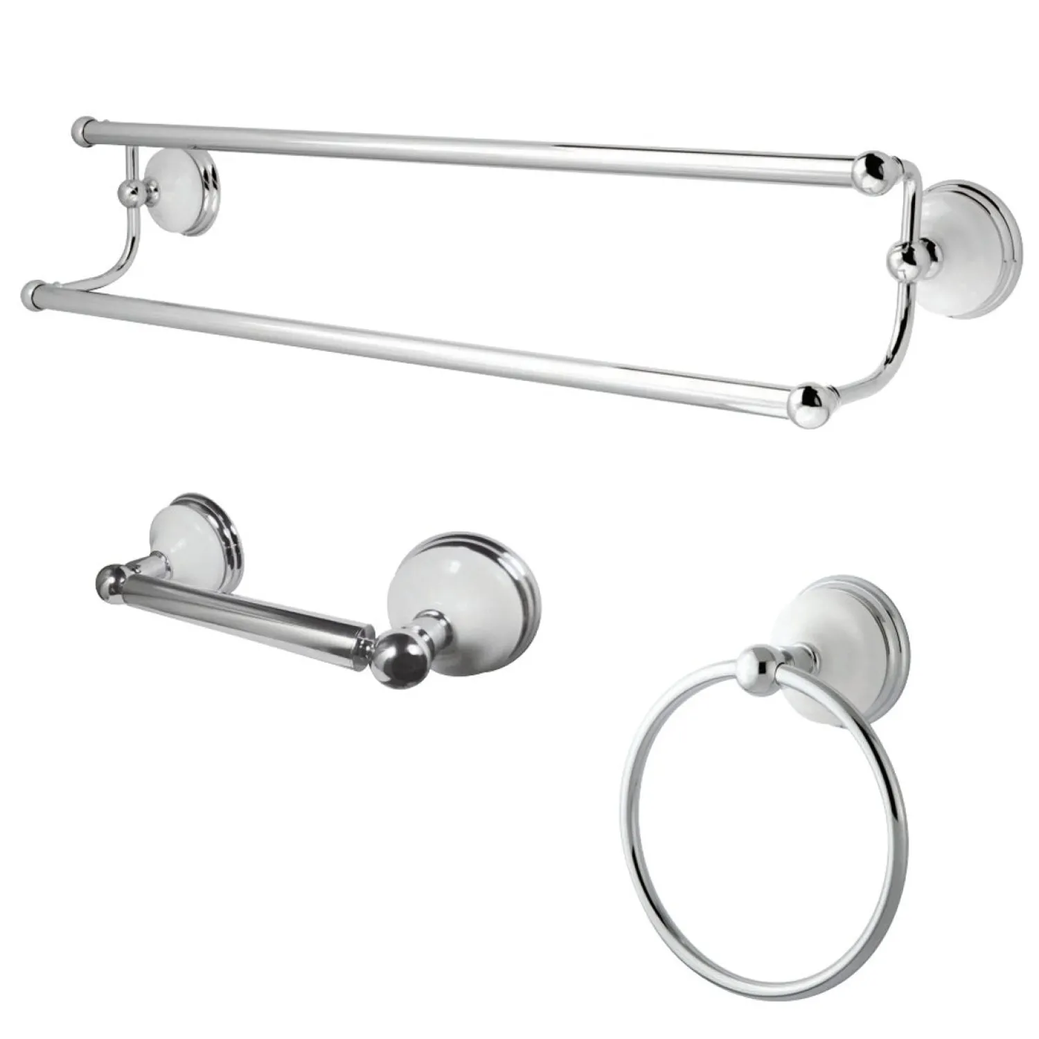 Best Victorian 3-Piece 24" Bathroom Accessory Set Accessory Packages