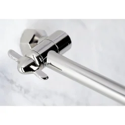 New Victorian Shower Head with Adjustable Shower Arm in Polished Nickel Shower Heads