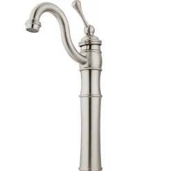 New Victorian Single Handle Vessel Sink Faucet with Optional Cover Plate Vessel Faucets
