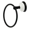 Outlet Victorian Towel Ring in Matte Black Towel Rings