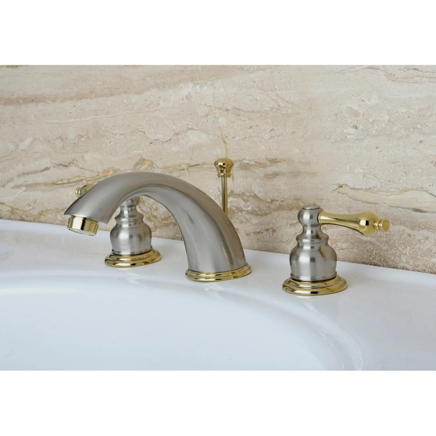 Victorian Widespread Bathroom Faucet 8" Widespread