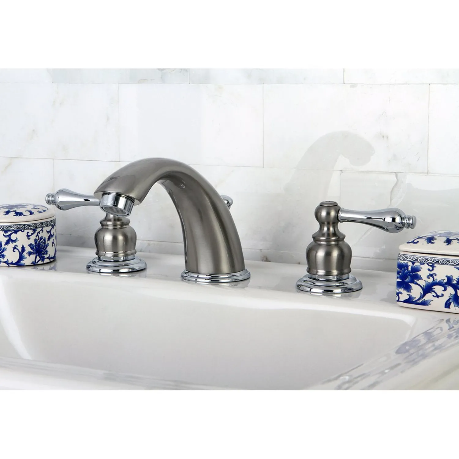Victorian Widespread Bathroom Faucet 8" Widespread