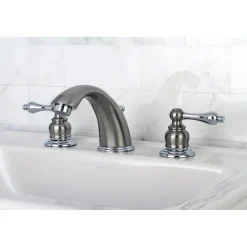 Victorian Widespread Bathroom Faucet 8