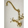 Hot Vintage 6" Adjustable Center Wall Mount Kitchen Faucet Wall Mounted Kitchen Faucets