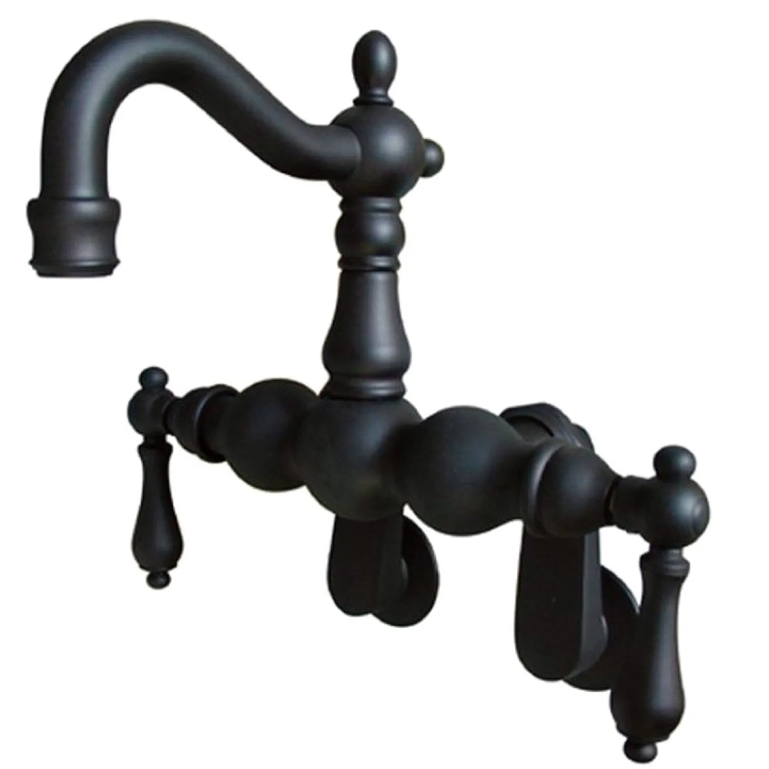 Discount Vintage 3-3/8" - 9" Adjustable Center Wall Mount Clawfoot Tub Filler Tub Faucets