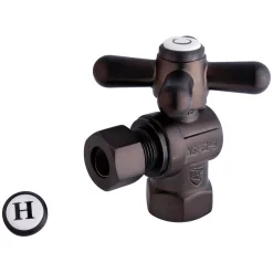 Online Vintage Angle Stop with 3/8" IPS x 3/8" OD Compression Toilet Parts