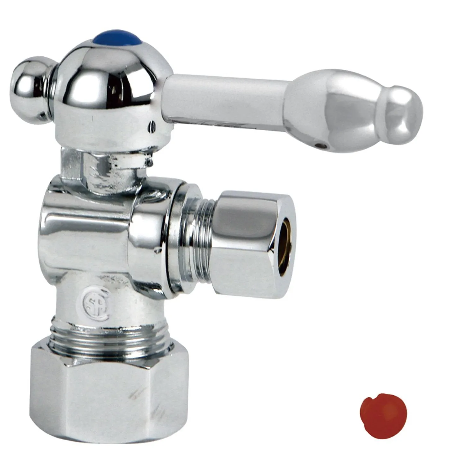 Online Vintage Angle Stop with 5/8" OD Compression x 3/8" OD Compression Toilet Parts