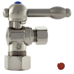 Online Vintage Angle Stop with 5/8" OD Compression x 3/8" OD Compression Toilet Parts