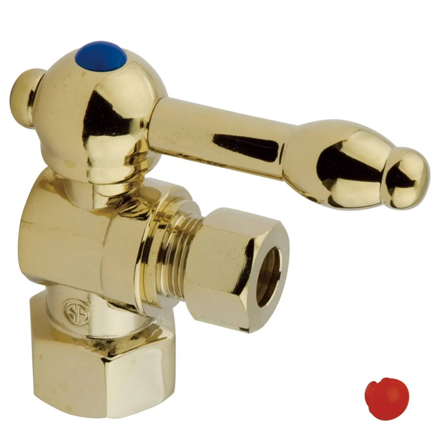 Discount Vintage Angle Stop with 1/2" IPS x 3/8" OD Compression Toilet Parts