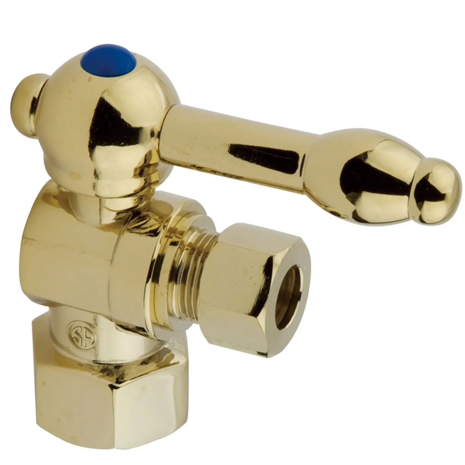 Discount Vintage Angle Stop with 1/2" IPS x 3/8" OD Compression Toilet Parts