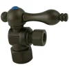 Best Vintage CC43105 1/2 IPS, 3/8 O.D. Compression Angle Shut-off Valve in Oil Rubbed Bronze Toilet Parts