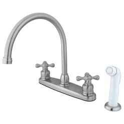 Sale Vintage Centerset Deck Mount Kitchen Faucet Faucets With Side Spray