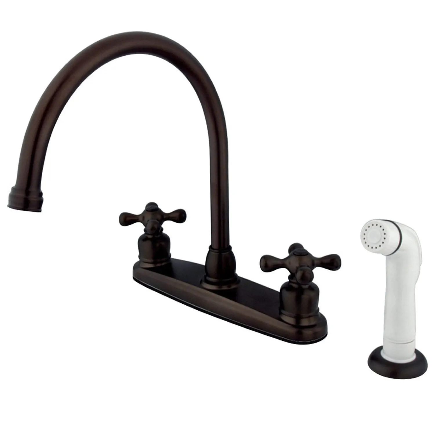 Sale Vintage Centerset Deck Mount Kitchen Faucet Faucets With Side Spray