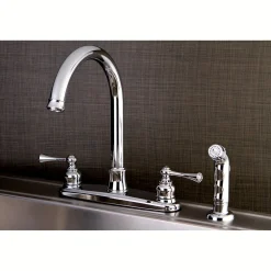 Sale Vintage Centerset Kitchen Faucet Faucets With Side Spray