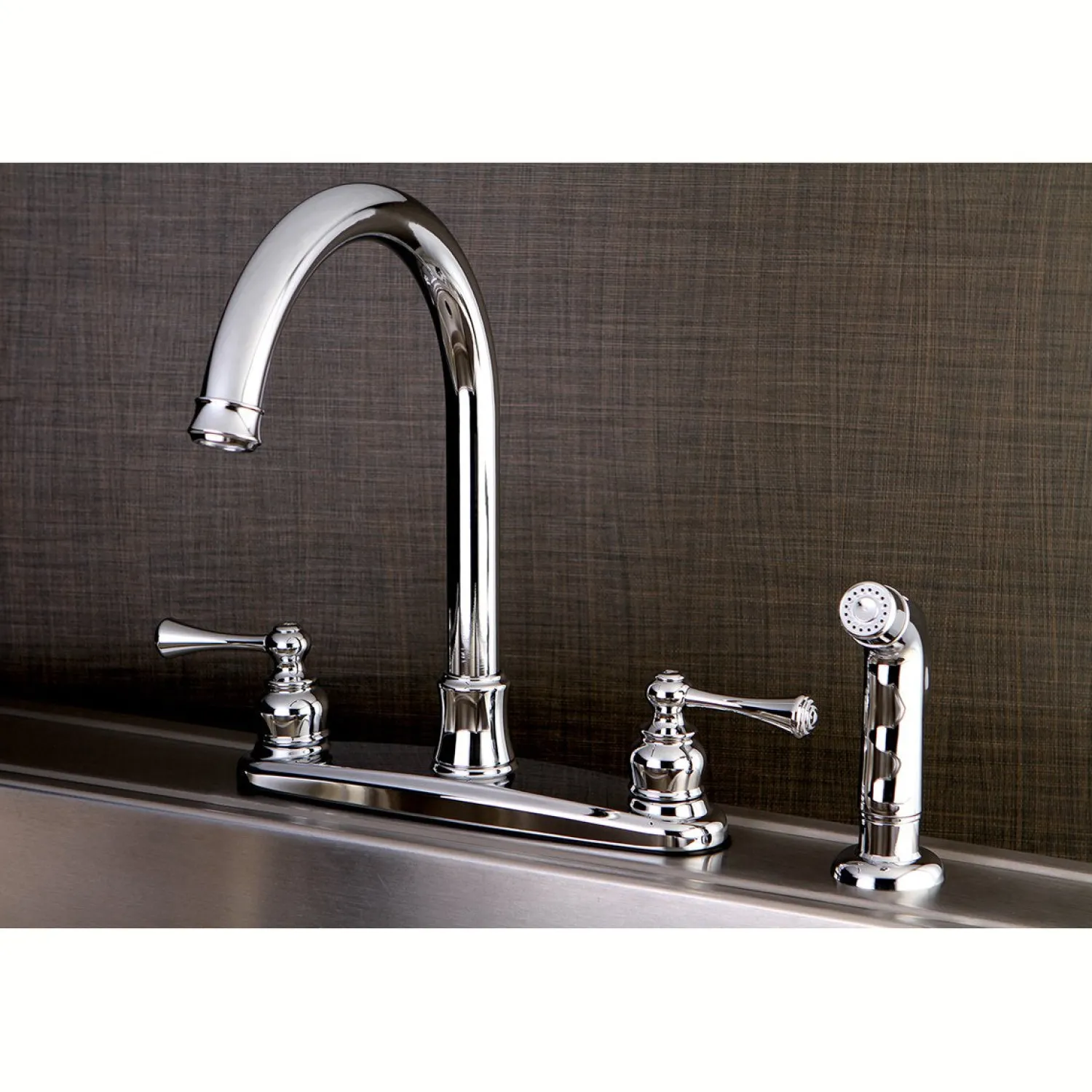 Sale Vintage Centerset Kitchen Faucet Faucets With Side Spray