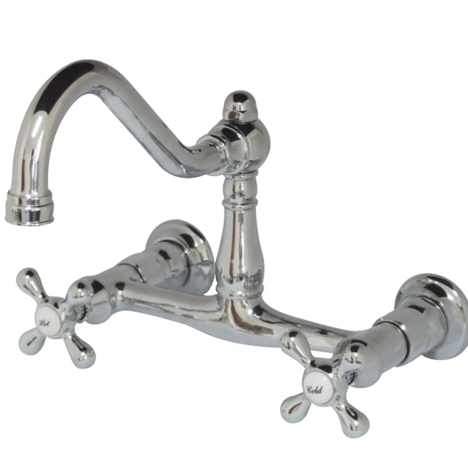 Clearance Vintage 8" Center Wall Mount Bathroom Faucet Wall Mount