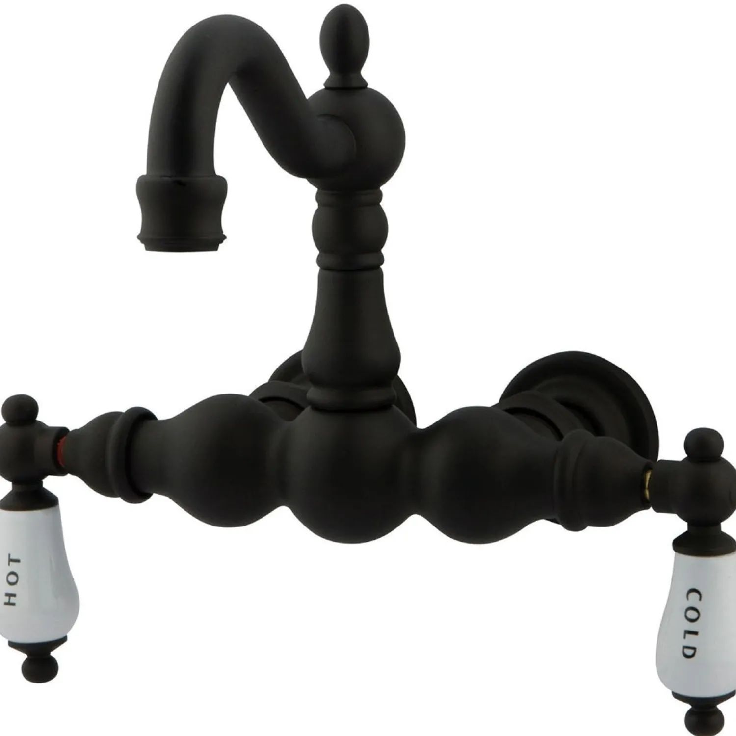 Best Vintage 3-3/8" Classic Wall Mount Clawfoot Tub Filler Tub Faucets