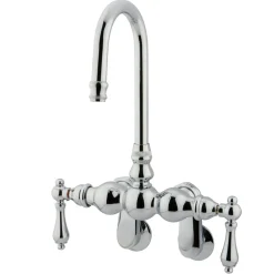 Clearance Vintage Classic Wall Mount Clawfoot Tub Filler Faucet Tub Faucets