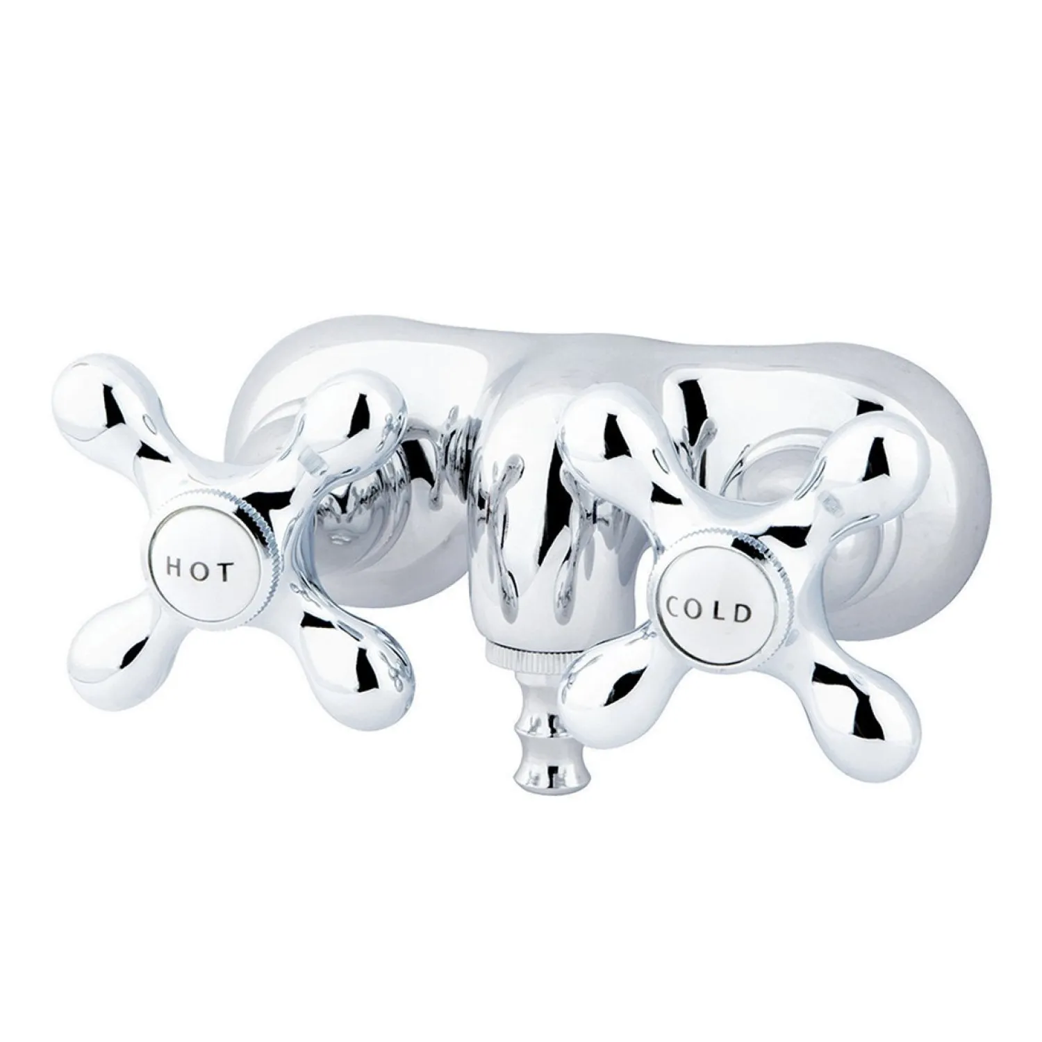 Clearance Vintage 3-3/8" Classic Wall Mount Clawfoot Tub Filler Tub Faucets