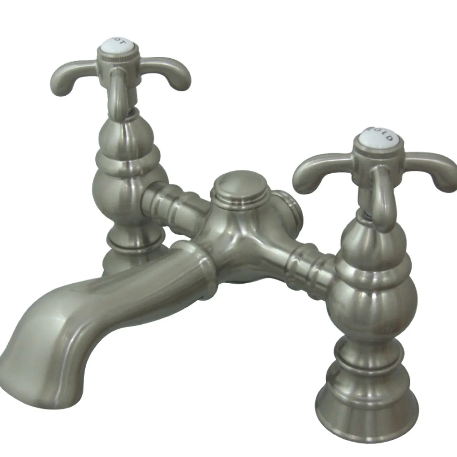 Discount Vintage 7" Classic Deck Mount Clawfoot Tub Filler Tub Faucets