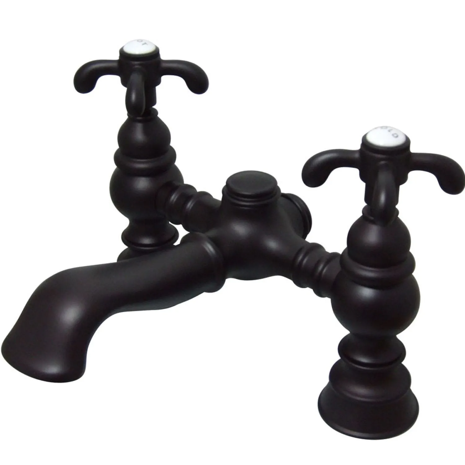 Discount Vintage 7" Classic Deck Mount Clawfoot Tub Filler Tub Faucets