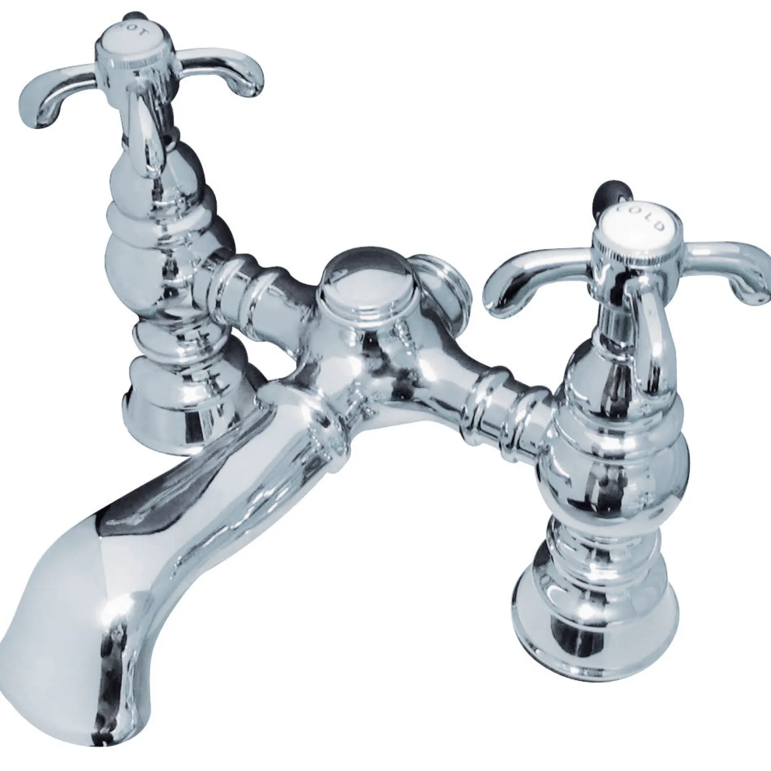 Discount Vintage 7" Classic Deck Mount Clawfoot Tub Filler Tub Faucets