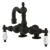 Clearance Vintage 3-3/8" Classic Deck Mount Clawfoot Tub Filler Faucet Tub Faucets
