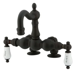 Clearance Vintage 3-3/8" Classic Deck Mount Clawfoot Tub Filler Faucet Tub Faucets