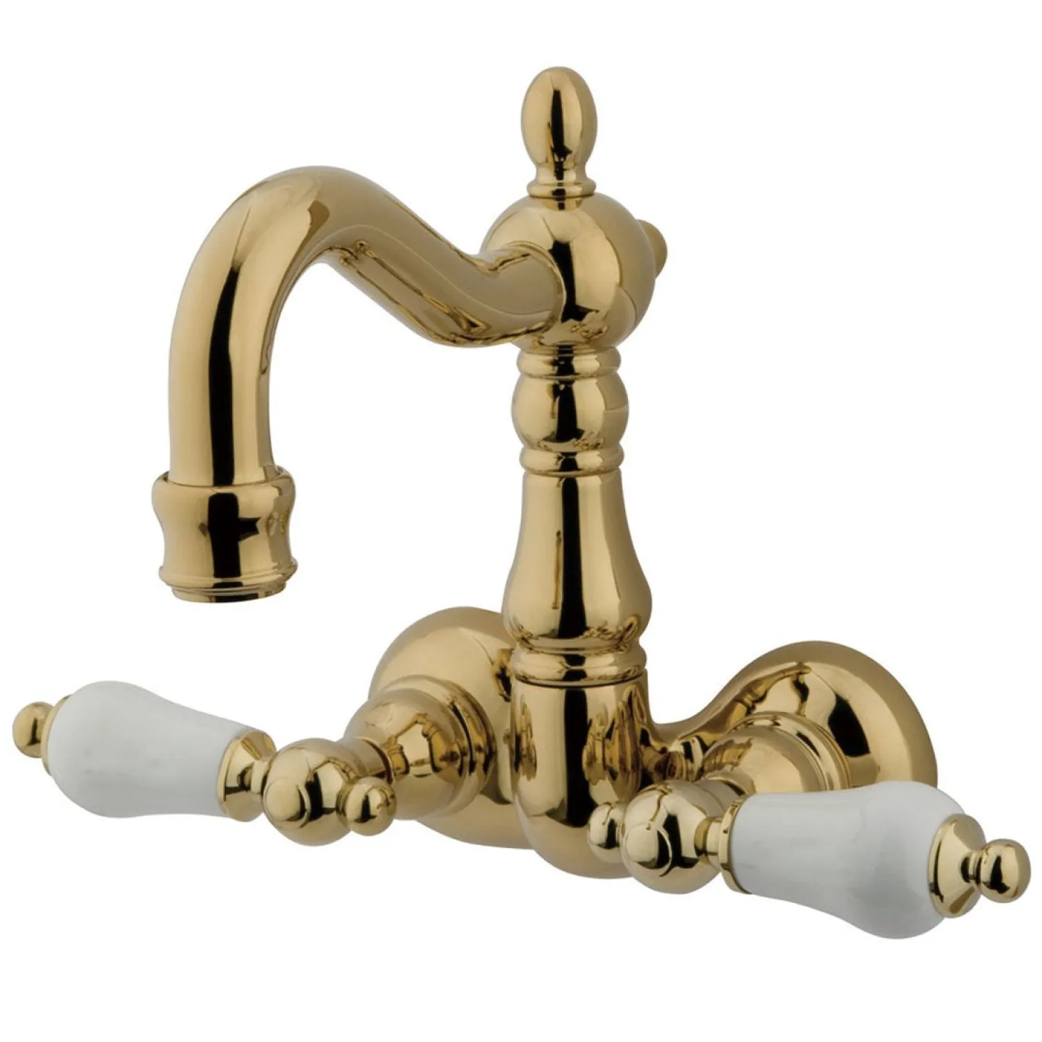 New Vintage Classic 3-3/8" Wall Mount Clawfoot Tub Filler Tub Faucets