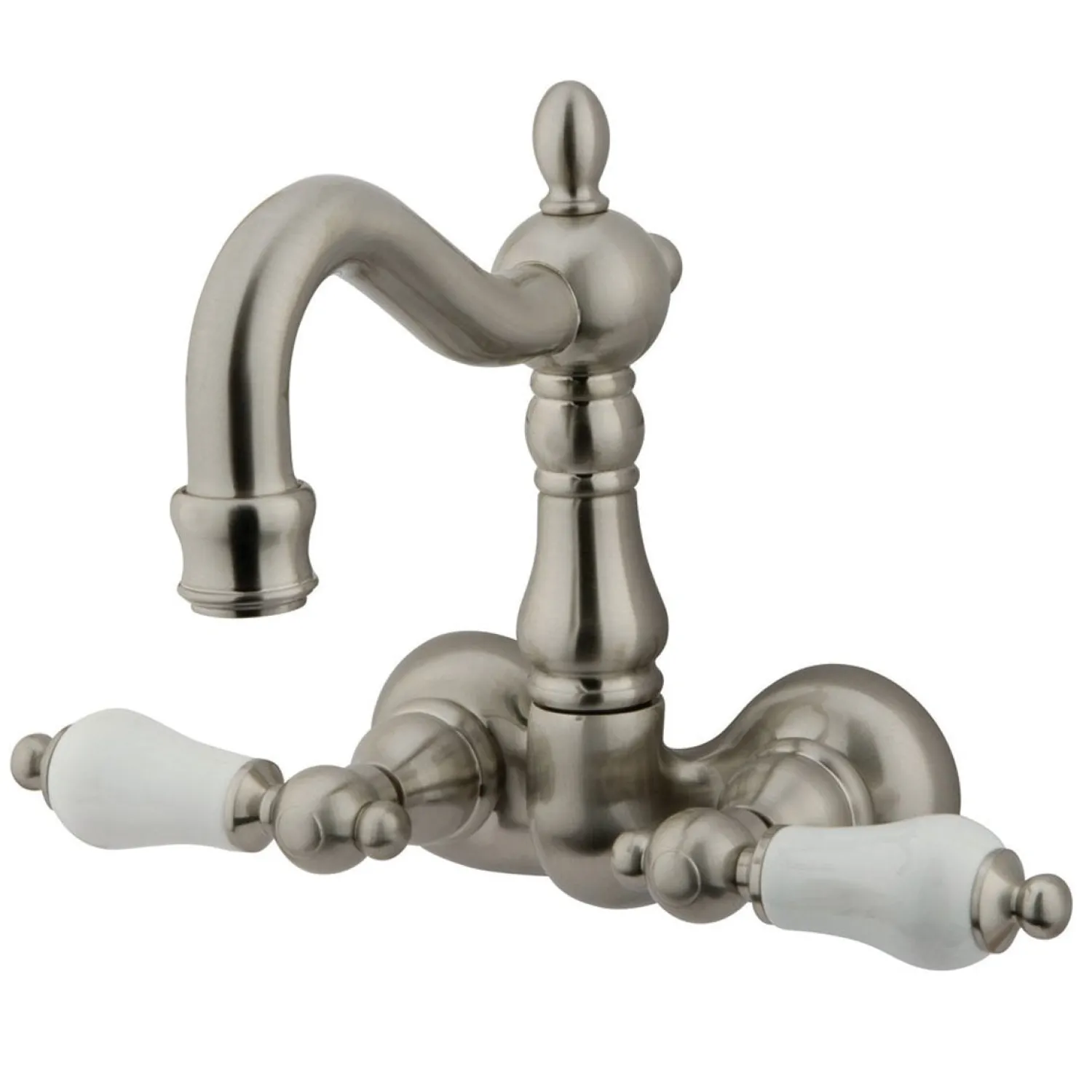 New Vintage Classic 3-3/8" Wall Mount Clawfoot Tub Filler Tub Faucets