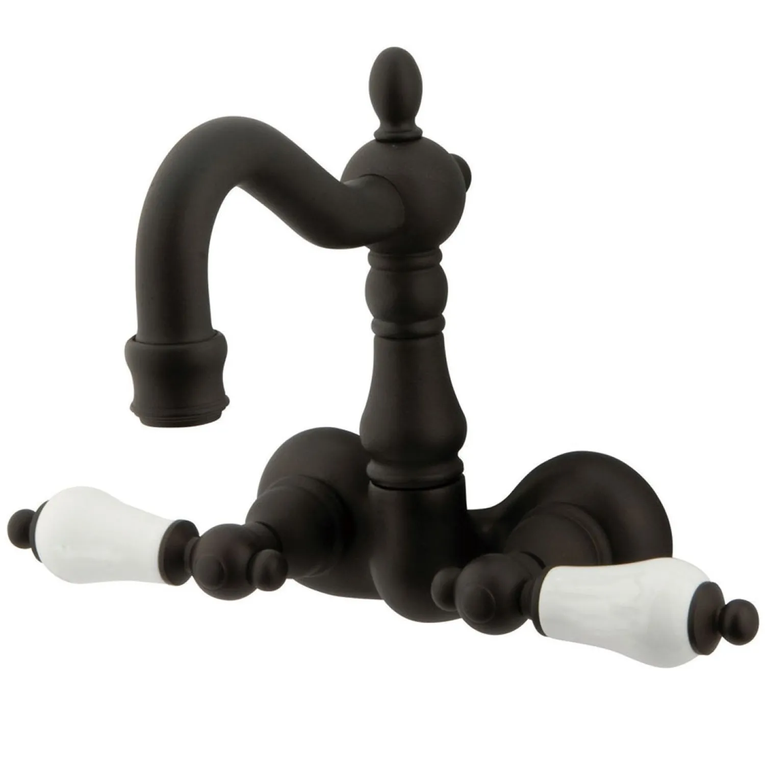 New Vintage Classic 3-3/8" Wall Mount Clawfoot Tub Filler Tub Faucets