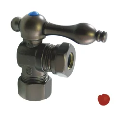 Online Vintage Classic Angle Stop with 5/8" OD Compression x 1/2" or 7/16" Slip Joint Toilet Parts