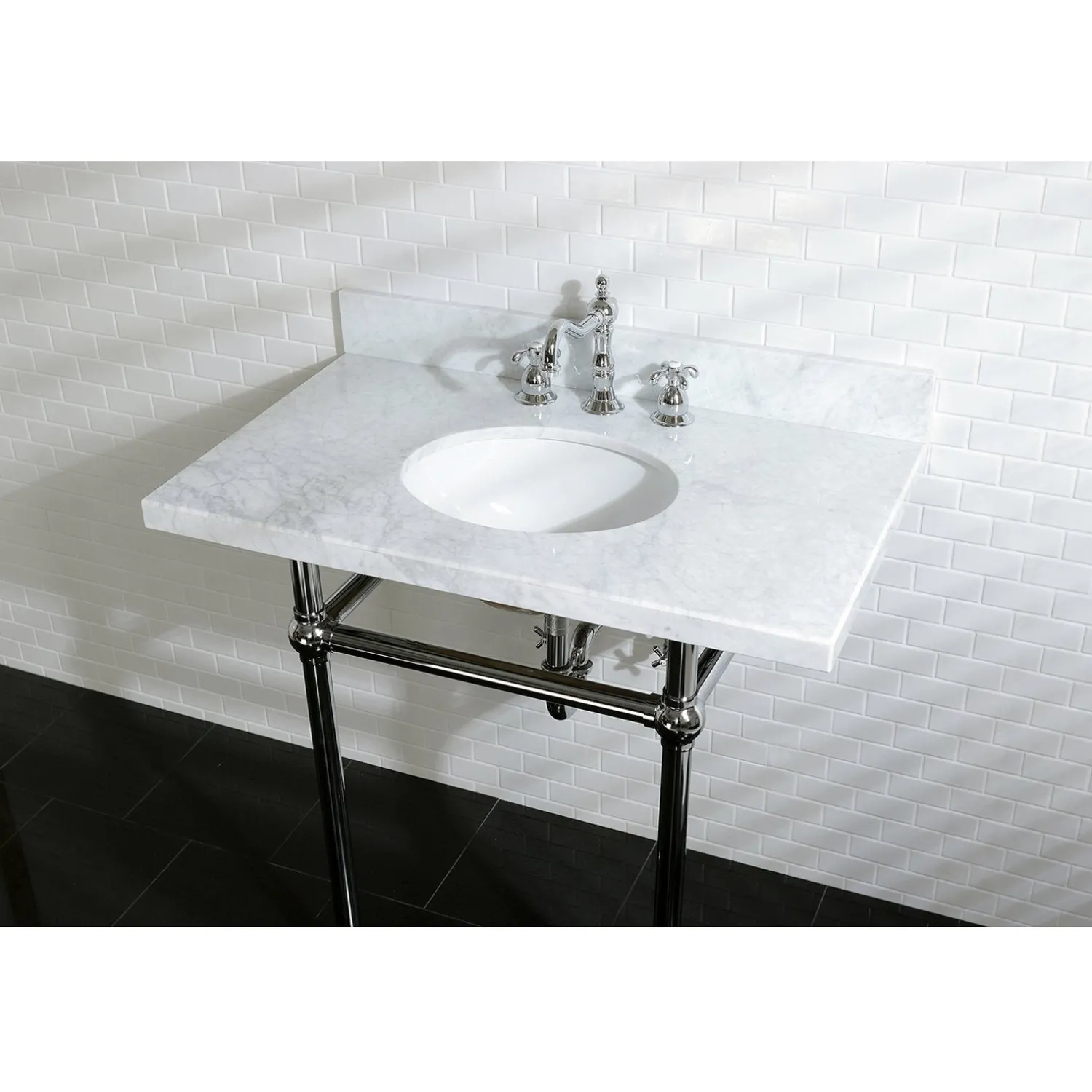 Sale Vintage Classic Angle Stop with 5/8" OD Compression x 3/8" OD Compression Toilet Parts
