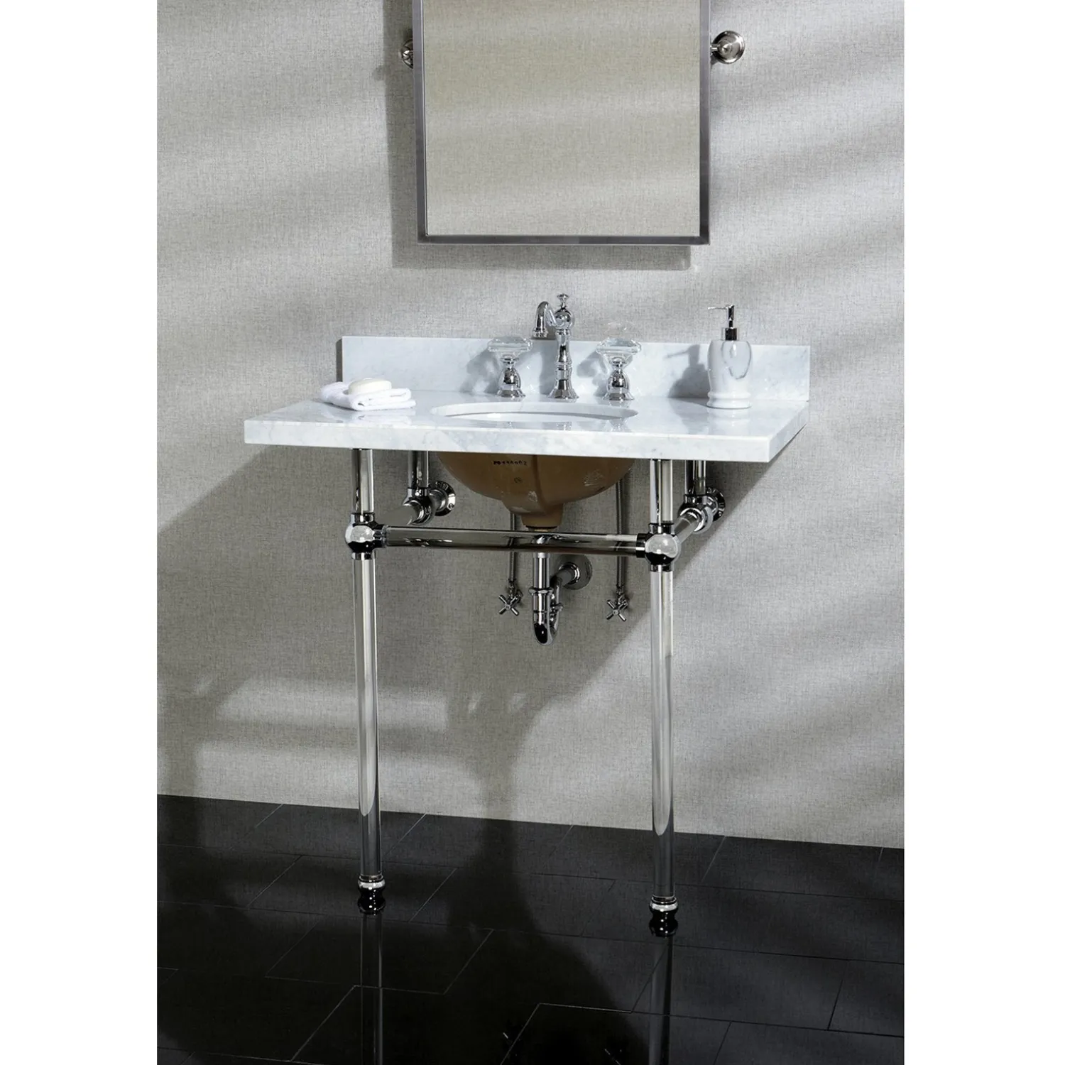 Sale Vintage Classic Angle Stop with 5/8" OD Compression x 3/8" OD Compression Toilet Parts