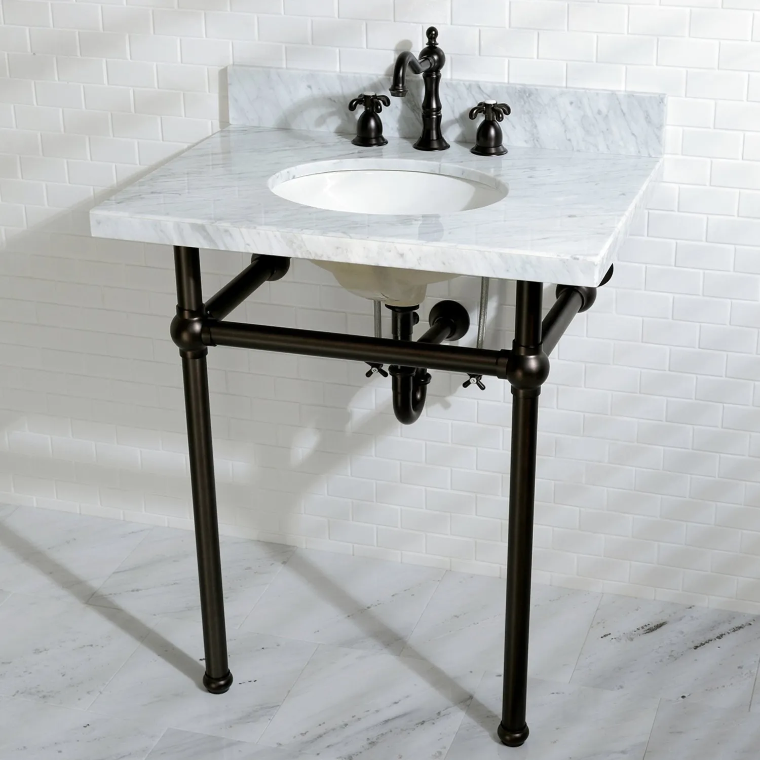 Sale Vintage Classic Angle Stop with 5/8" OD Compression x 3/8" OD Compression Toilet Parts