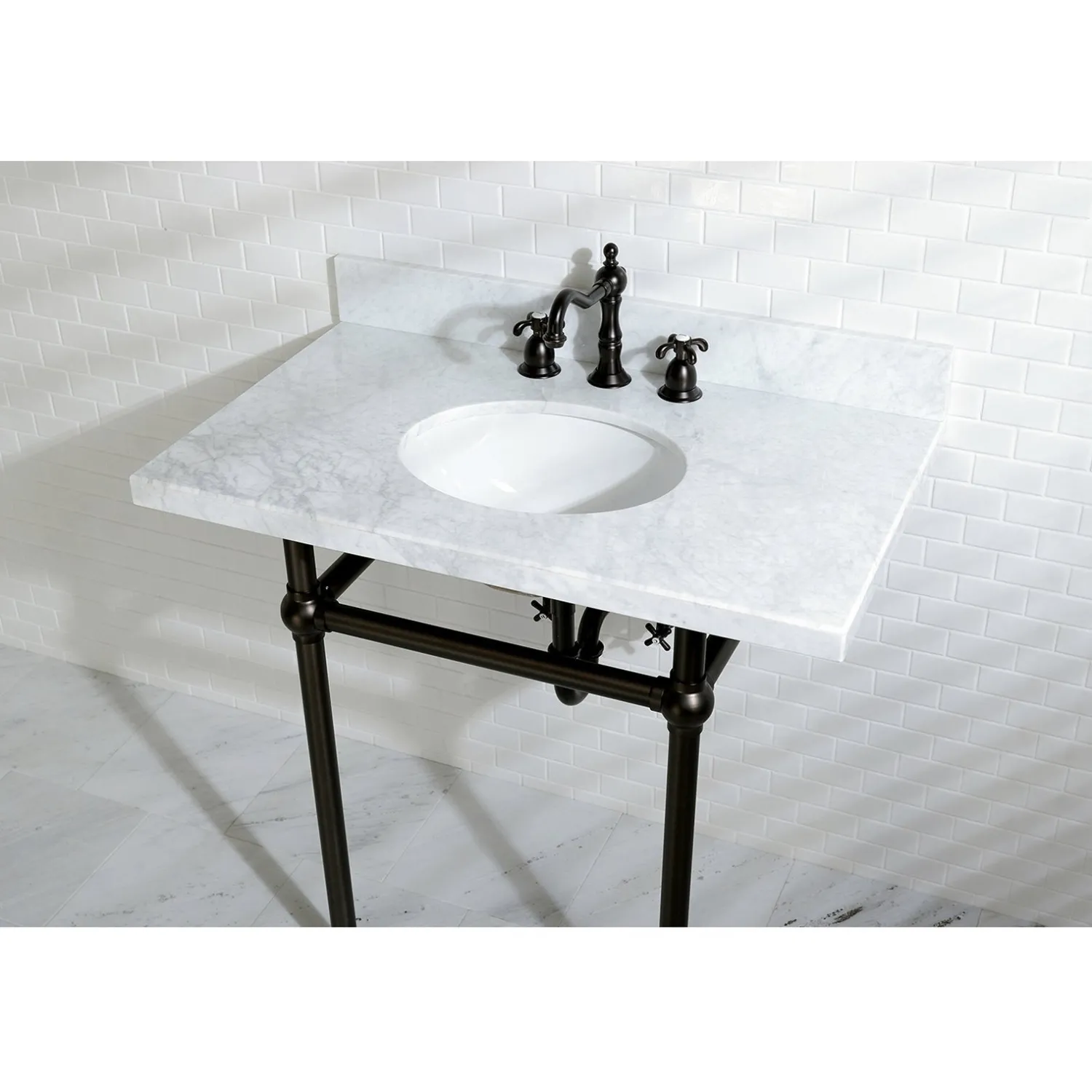 Sale Vintage Classic Angle Stop with 5/8" OD Compression x 3/8" OD Compression Toilet Parts