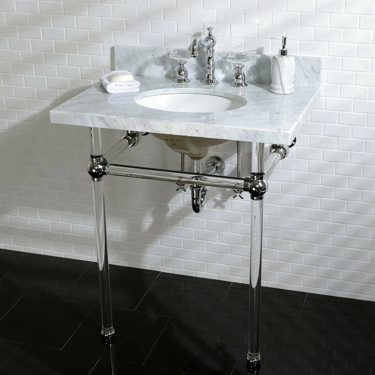 Sale Vintage Classic Angle Stop with 5/8" OD Compression x 3/8" OD Compression Toilet Parts