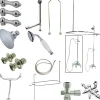 New Vintage Clawfoot Tub Package with 22" Supply Lines in Polished Chrome Tub & Shower Sets|Tub Faucets