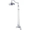 Sale Vintage Clawfoot Tub Shower Combination with 17" Shower Arm Tub & Shower Sets