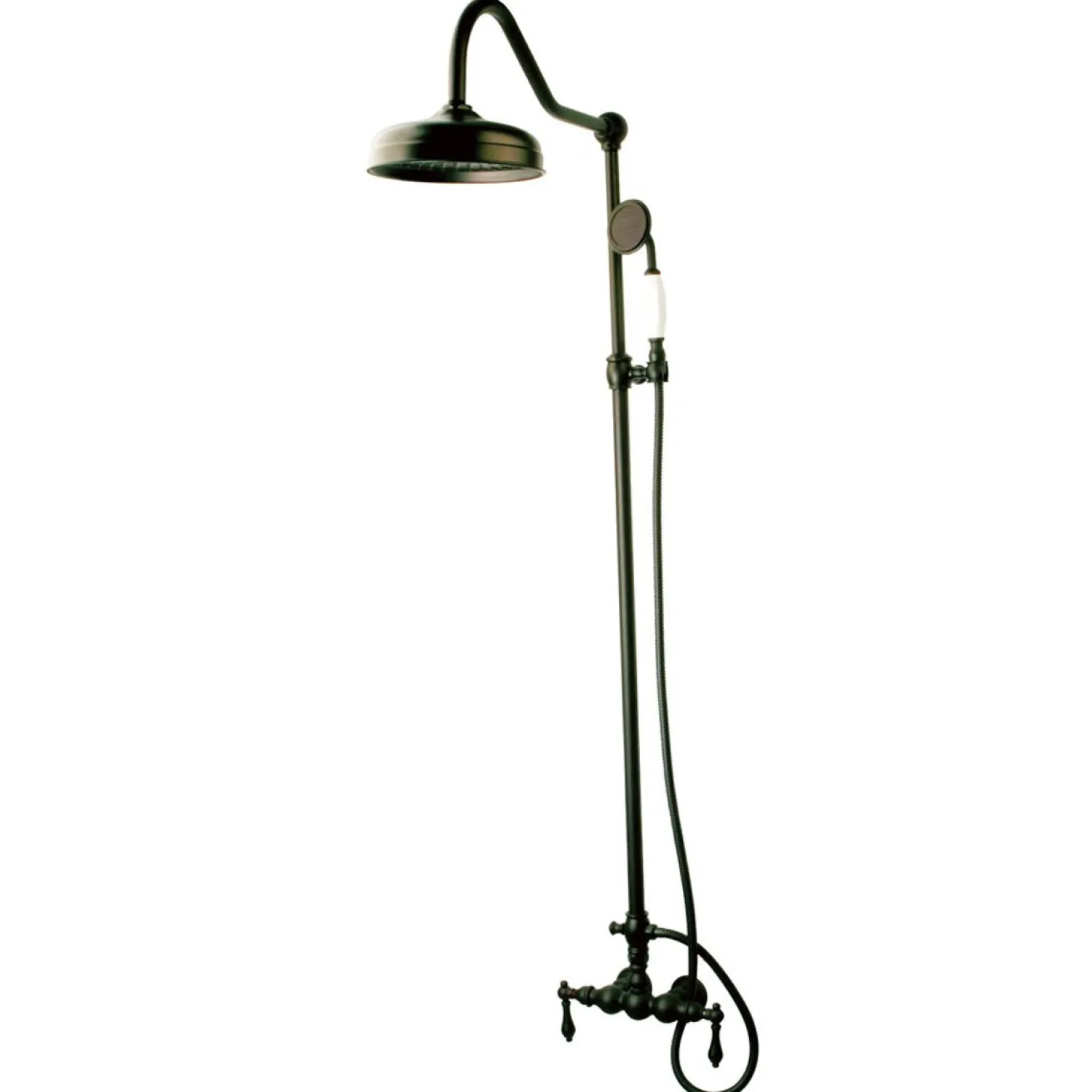 Sale Vintage Clawfoot Tub Shower Combination with 17" Shower Arm Tub & Shower Sets