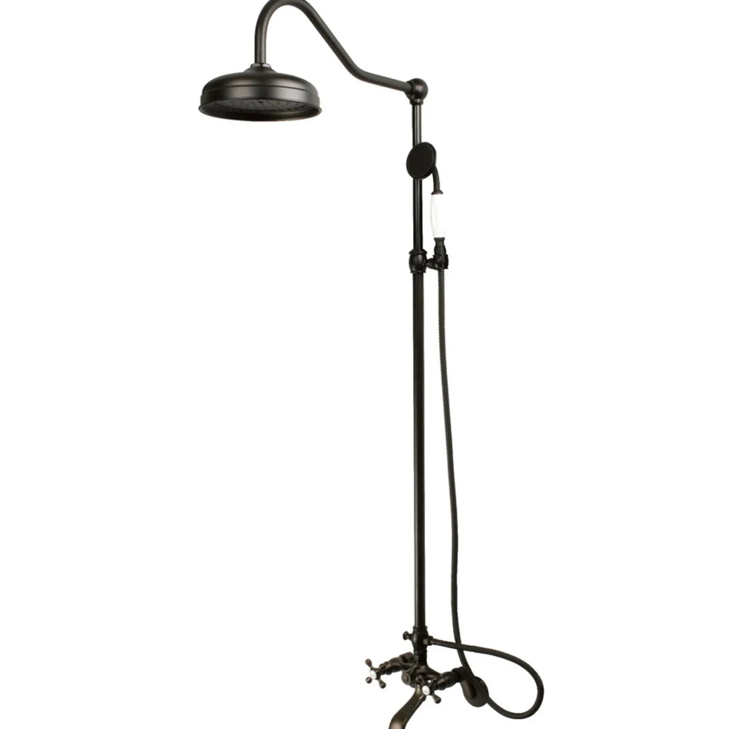 Vintage Clawfoot Tub Shower Combination Tub & Shower Sets