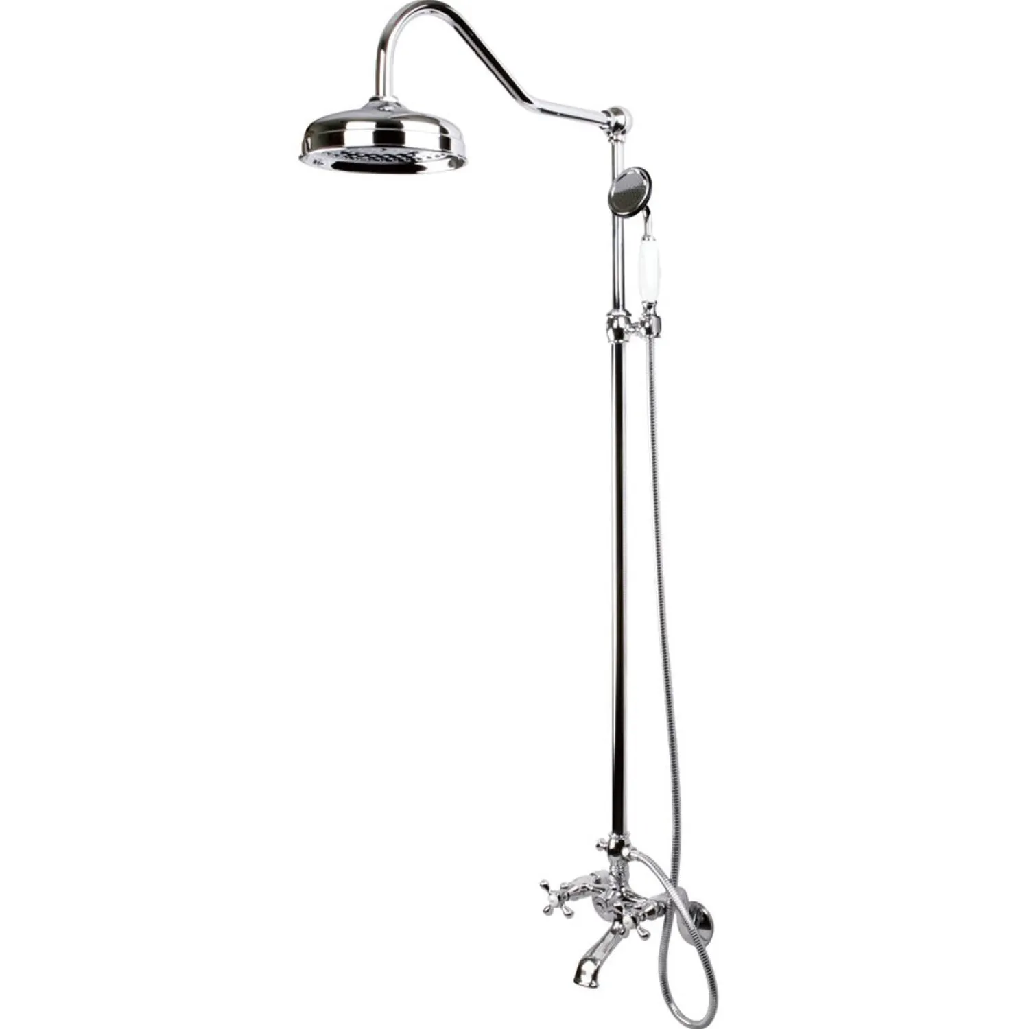 Vintage Clawfoot Tub Shower Combination Tub & Shower Sets